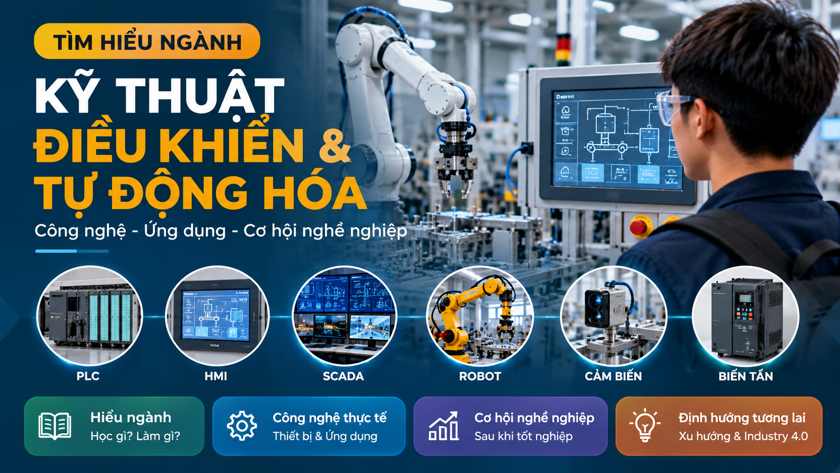 Tìm Hiểu Ngành Kỹ Thuật Điều Khiển & Tự Động Hóa